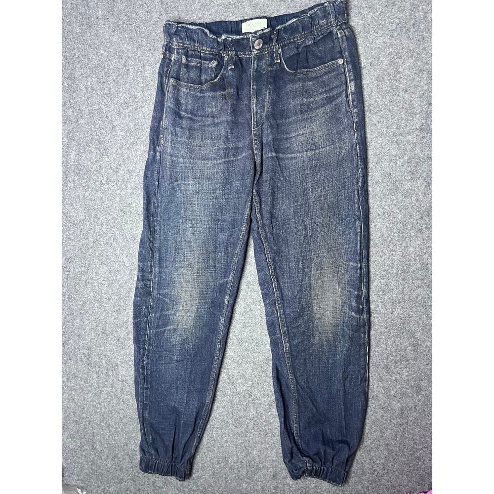 Rag & Bone rb Miramar Jogger Sweatpants Jeans Blue Elastic Waist Ankle Size M - Picture 5 of 13